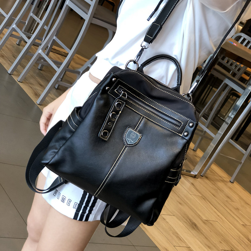 Two shoulder bag female capacity 2022 new fashion hand - handed dual - use Korean red leisure cortex simple carry tide