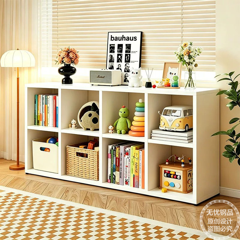 Steel Grid Cabinet Bookshelf, Living Room Metal Storage Rack, Children's Book Storage Rack, Free Combination Storage Cabinet Steel Grid Cabinet Bookshelf, Living Room Metal Storage Rack, Children's Book Storage Rack, Free Combination Storage Cabinet