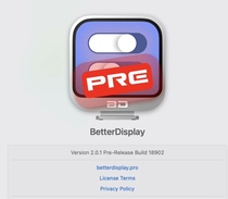 BetterDisplay2 0 1forMac Последняя версия активирует активированную версию 