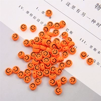 Оранжевый желтый черный смайливый лицо около 100/карман