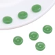 Нефрит темно-зеленый, среднее отверстие 10мм, диаметр отверстия около 2мм, 10 шт./пакет