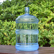 18 9 booster mouth water dispenser bucket food grade pc barreled water bucket factory direct selling flat mouth thickened mineral water bucket