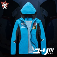 YURI !!! trên băng ICE Yuri COS Sheng Sheng Yongli áo khoác trang phục cosplay Bộ đồ thể thao - Cosplay trang phục cosplay