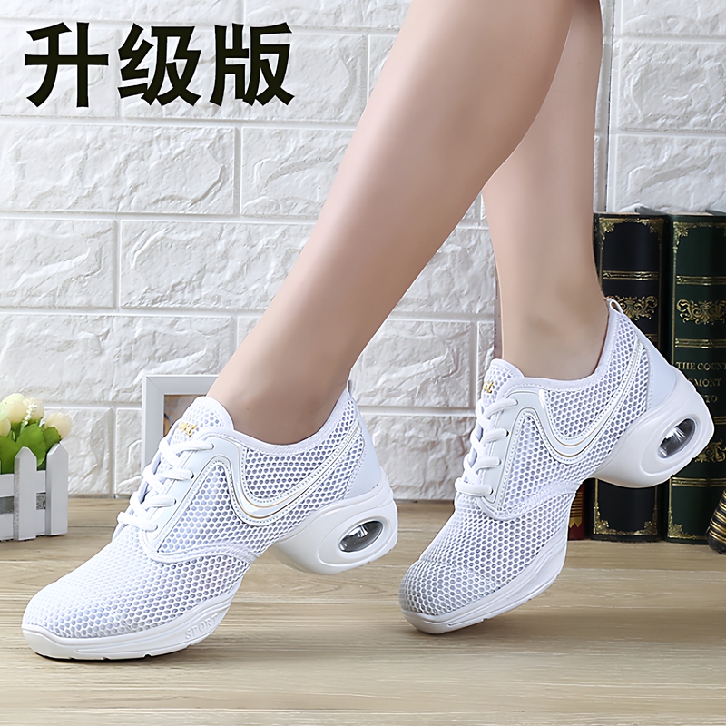 White Spring and Summer Women's Dance Shoes, Sneakers, Casual Shoes, Student Women's Shoes, Square Dance Breathable Shoes, Dance Shoes White Spring and Summer Women's Dance Shoes, Sneakers, Casual Shoes, Student Women's Shoes, Square Dance Breathable Shoes, Dance Shoes