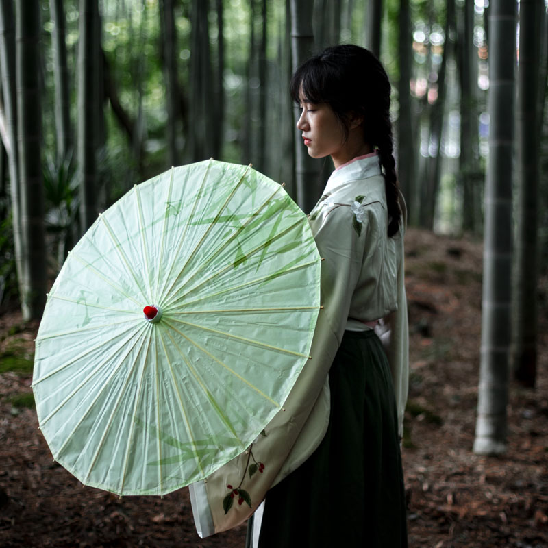 Stone Drum Rain Protection Sun Protection Oil Paper Umbrella Female Ancient Wind Props Classical Dance Hanfu Umbrella Qipao Walk Show Ceiling Tung Oil Umbrella-Taobao