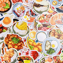 Hand ledger Gourmet Food Conset Various Snack Food Hot Pot Korean cuisine Sticker Dry Meals Manning Tent material