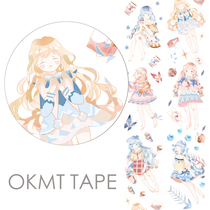 Split up the new seven days and paper adhesive tapes original hand account figures Salt Series Characters Asteroid Paper Tape Hand Tent Perimeter