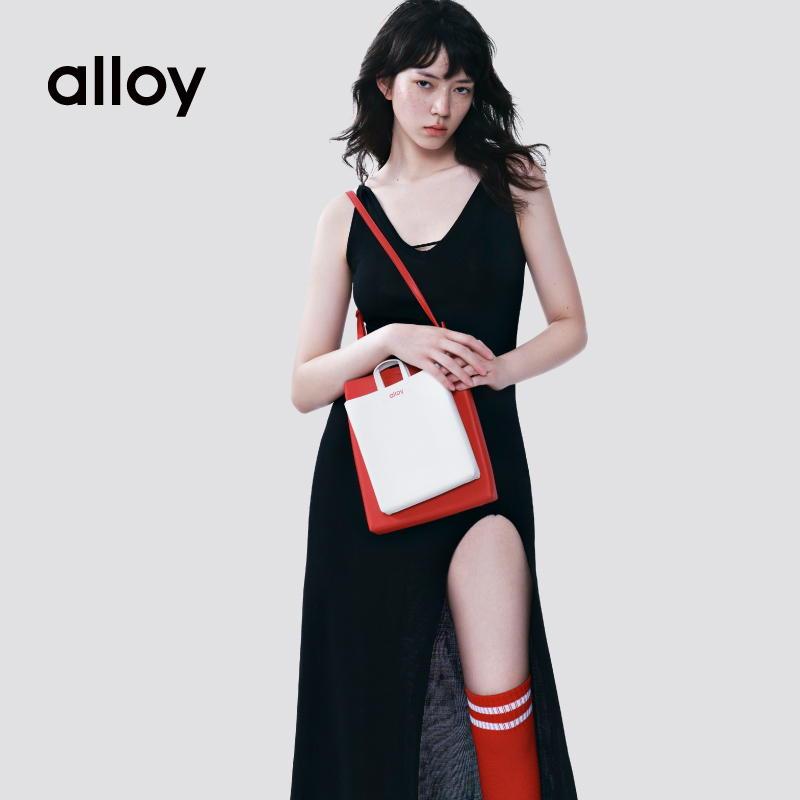 alloy Leji 2022 new leather shopping bag Messenger single shoulder mother bag niche design casual trendy bag