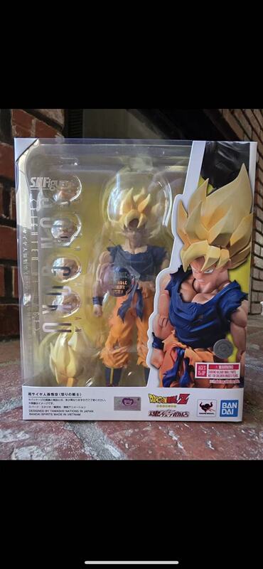 In Stock Bandai Soul Limited Shf Dragon Ball Z Super Saiyan Son Goku Angry Warrior Figure