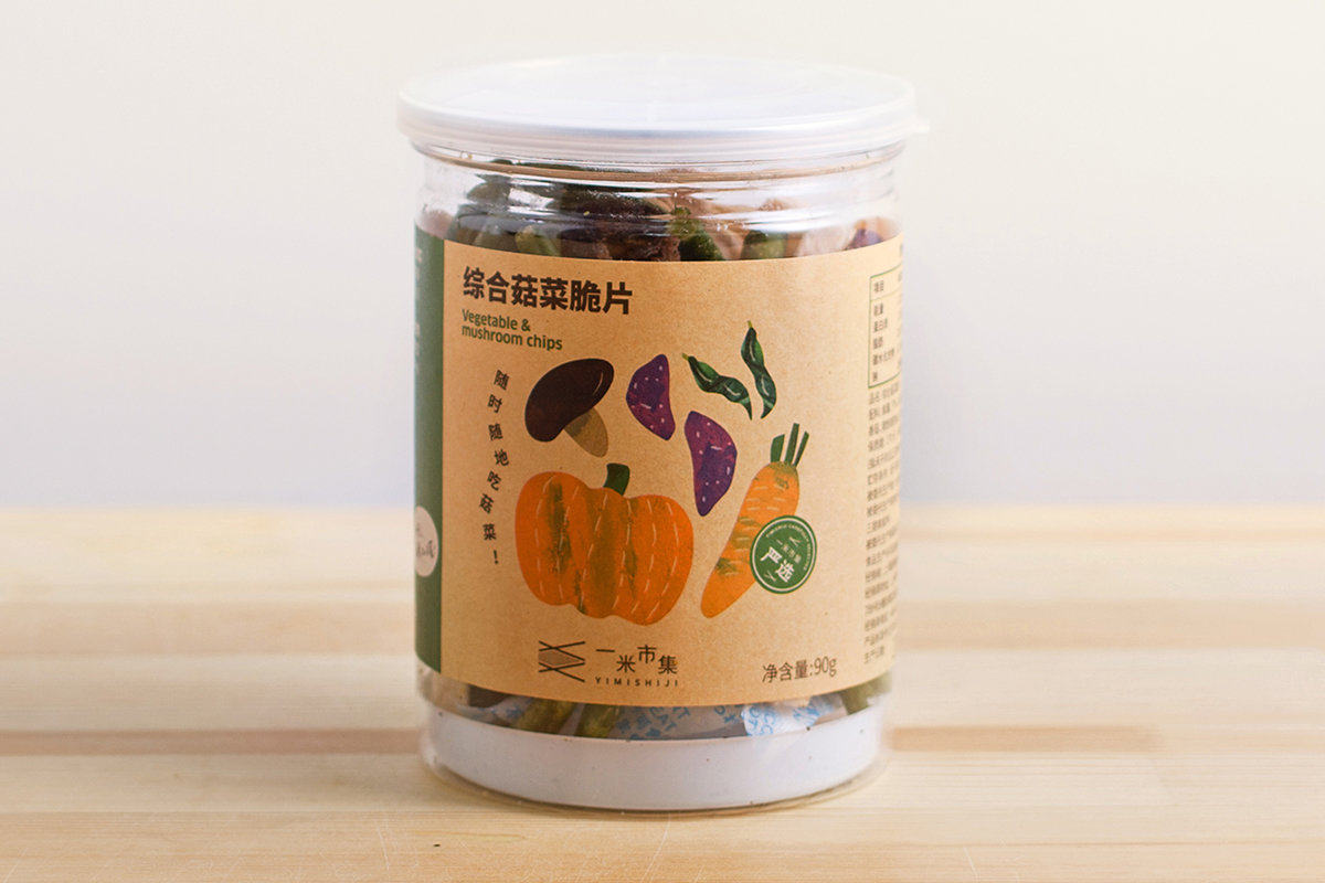 One meter city of mushrooms Mushrooms Crisp Slices Ready-to-eat Vegetables Dried Vegetables Dried Vegetables Dried pregnant women Snack Foods