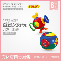 UK Tolo Baby Interactive Ball Brain Toy Development Thinking Ability Shatter Resistant Plastic Ball