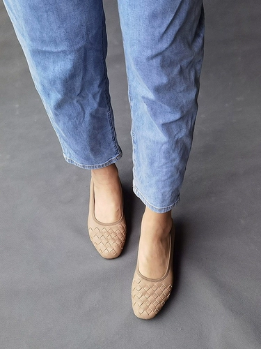 Плетеные кожаные туфли, из натуральной кожи, воловья кожа