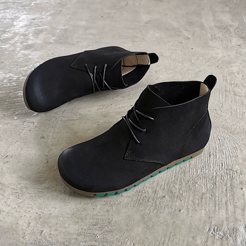 Martens, кожаные туфли, короткие сапоги, воловья кожа, из натуральной кожи, мягкая подошва