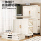Simple Wardrobe, No-Installation Storage Cabinet, Plastic Multi-Layer Storage Cabinet for Baby Clothes, Bedroom Baby Wardrobe, Foldable