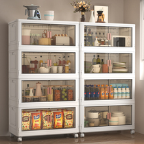 Storage cabinet storage cabinet household baby wardrobe childrens toys snacks simple storage cabinet installation-free and foldable