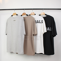 Gman High Street Fear of god fog Essentials Season 6 New Multi-line Reflective Short-sleeved TEE