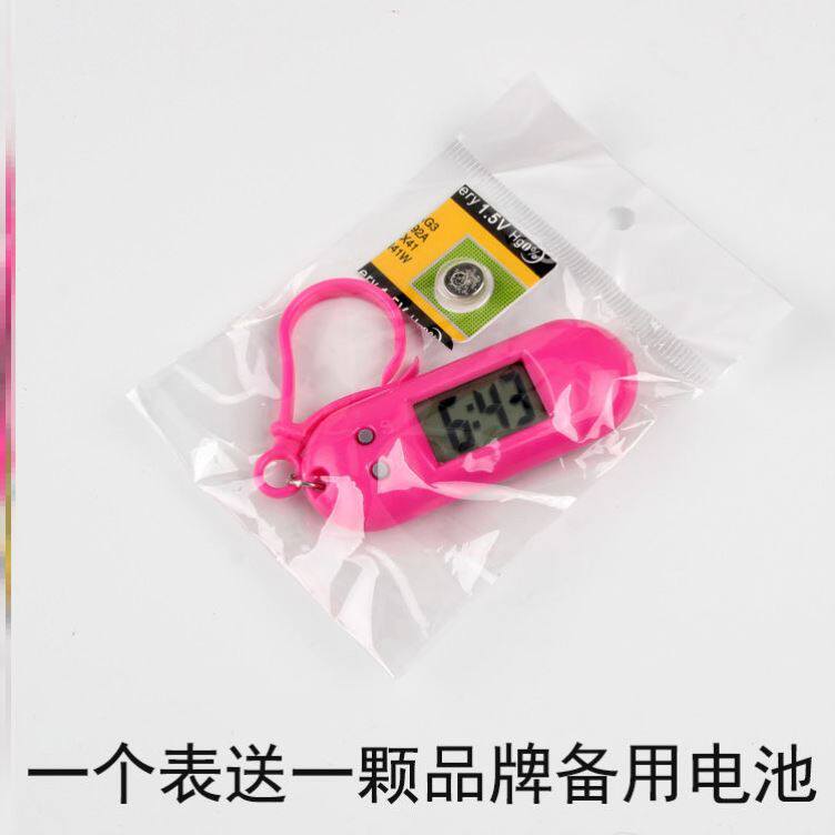 Students examination Electronic schoolbags Small hanging tables for men and women Digital small hanging tables Creative clock trapezoidal portable electronic watches