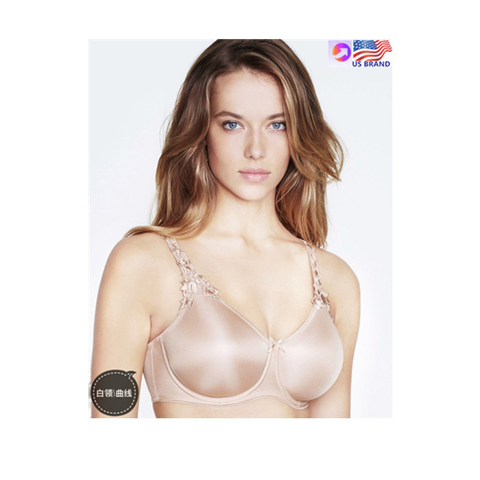 American Full-Cup Side-Gathering Full-Coverage Underwire Bra That Lifts and Enhances, Making Large Busts Appear Smaller, Seamless and Smooth American Full-Cup Side-Gathering Full-Coverage Underwire Bra That Lifts and Enhances, Making Large Busts Appear Smaller, Seamless and Smooth