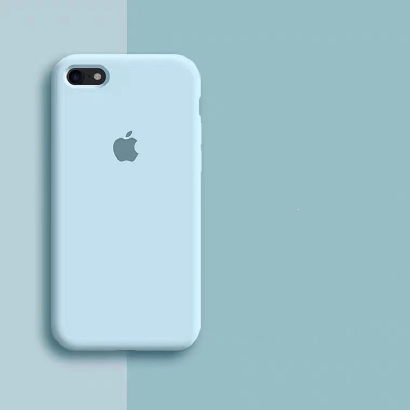  新天藍13promax適用于蘋果11小紅書同款iphone12手機殼液態硅膠xsmax網紅8plus半包保護殼xr防摔7P潮X全包7/8