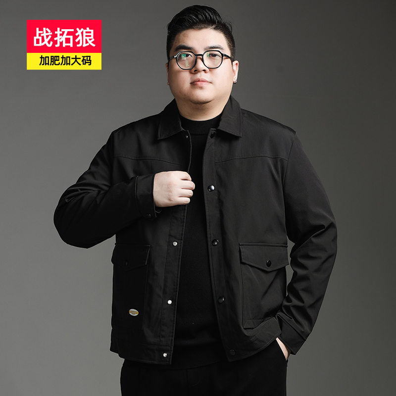 Zhan Tuo Lang Light Business Casual Jacket for Men, Middle-Aged Plus-Size Men's Outerwear, New Spring and Autumn Loose Top