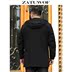 áo gió lớn mã của nam giới cộng với mùa xuân và mùa thu chất béo áo khoác Fat man loose-fitting áo áo khoác áo khoác dài lớn 