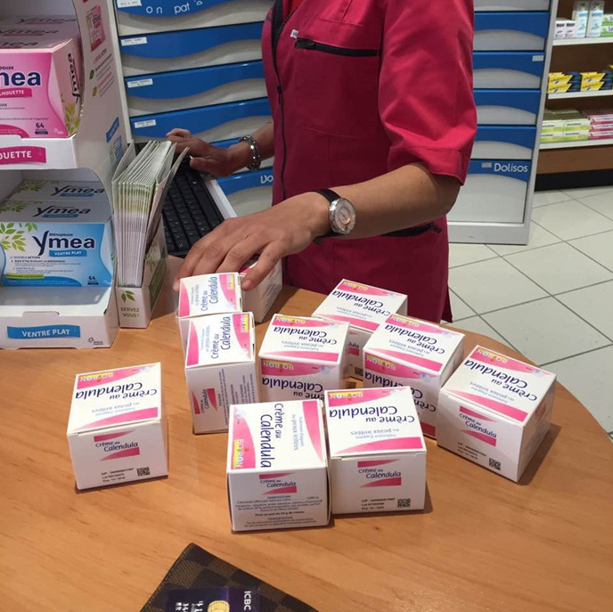 French boiron Golden Marigold cream Baby Baby Baby ice cream autumn winter moisturizer hormone-free