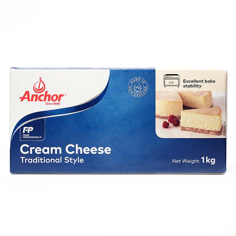 Anja Cream Cheese Cheese 1kg Tiramisu Milk Lid Cheesecake Mousse Baking Raw Material materials