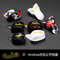 Made in the United States DAndrea Guitar Finger Guards Imitation Tortoiseshell Enamel Turtle Color Black and White Finger Guards