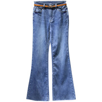 D-Womens Spring 2021 A1HAB1201 Fashion Flared JEANS A1HAB120155