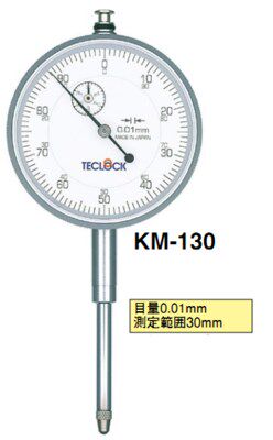 Japan MUSIC TECLOCK DIAL GAUGE KM-130 KM-130 KM-131 KM-130R KM-130R INSTRUCTIONS GAUGE