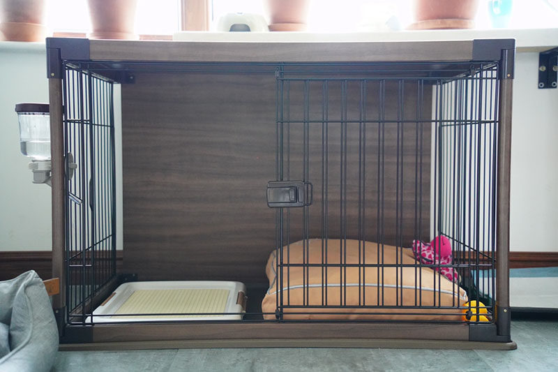 Alice Dog Cage IRIS Dog Cage Subwooded Small And Medium Dog Cage Interior With Toilet face-fighting teddy Cokie