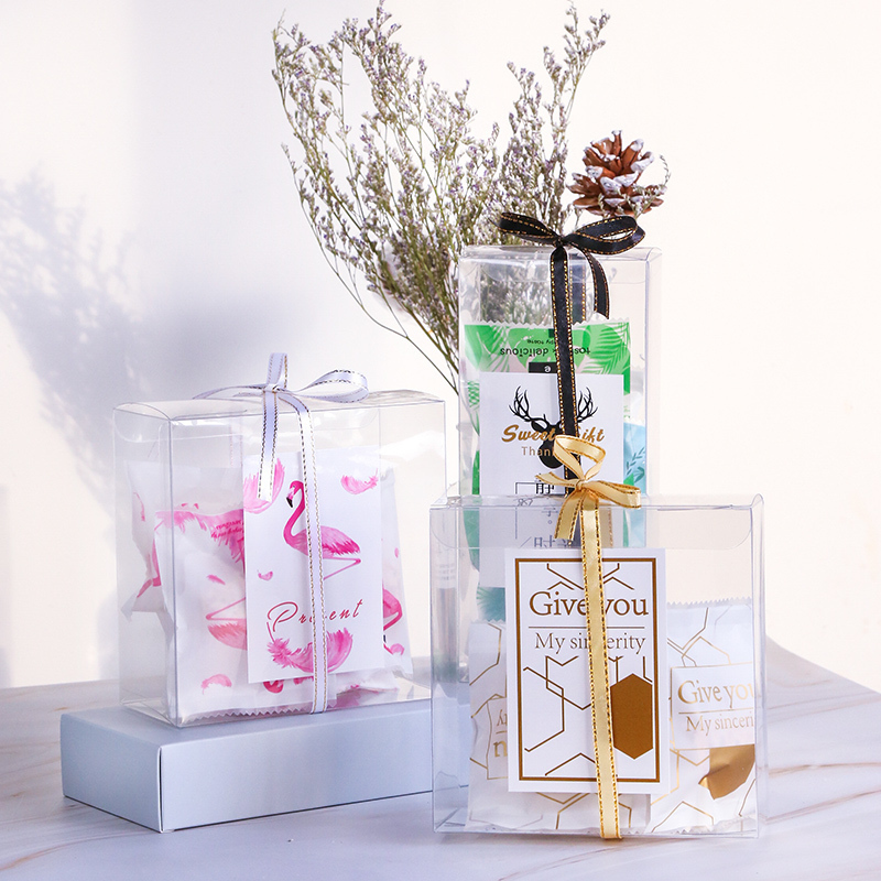 Transparent confectionery biscuit packaging box Bull Rolling Sugar Snowflake packaging box Pineapple Crisp Packaging Box Gift Box Packing Bag