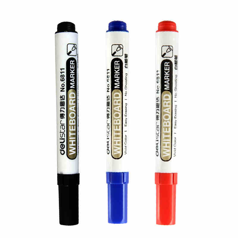 Able 6811 white board pen 6817 whiteboard writing pen water note pen whiteboard erasable pen display board pen red