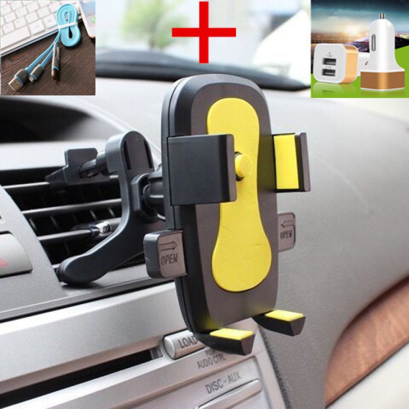 Vehicle air vent mobile phone frame car air outlet navigation bracket on-board mobile phone holder buckle type support frame