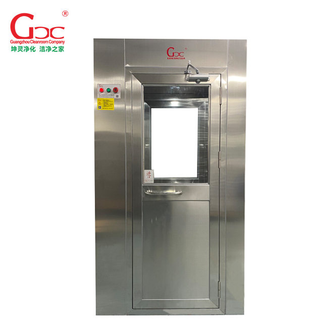 Guangzhou Kunling Wind Shower Room Single Person Single Blow Dust-Free Workshop Air Shower Room Stainless Steel Air Shower Room Source Manufacturer