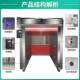 Roller shutter door air shower room manufacturer single double blow dust removal purification dust-free workshop laboratory stainless steel air shower door