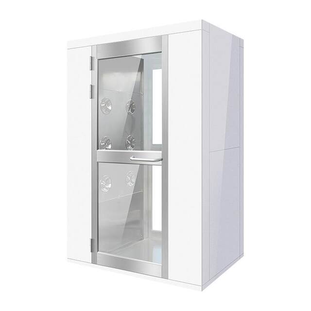External cold plate painted stainless steel single double hair shower room food laboratory cargo shower room factory air shower door