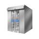 Double door cargo shower room factory food dust-free workshop cargo dust removal channel stainless steel intelligent air shower room