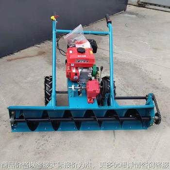 Dragon-sweeping small snow cleaner gasoline snow sweeper hand-pushed self-propelled snow remover spiral dragon-sweeping snow sweeper