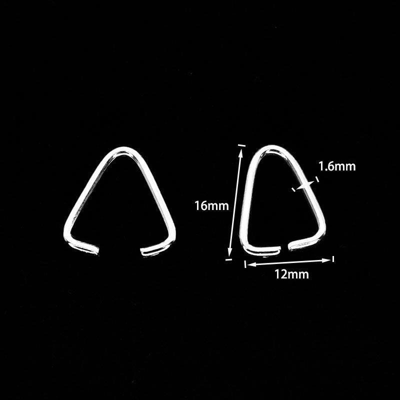 Triangle Buckle, Triangular Accessories, DIY Jewelry Connecting Triangle Buckle Ring, Open Ring, Acrylic Keychain Connecting Ring Triangle Buckle, Triangular Accessories, DIY Jewelry Connecting Triangle Buckle Ring, Open Ring, Acrylic Keychain Connecting Ring