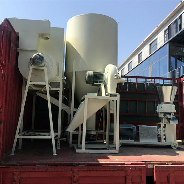 Straw mixing pelletizer Small fish feed puffing production line Pet dog food machine
