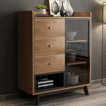 Nordic sideboard modern minimalist wine cabinet cupboard tea cabinet locker living room decoration cabinet small house Cabinet