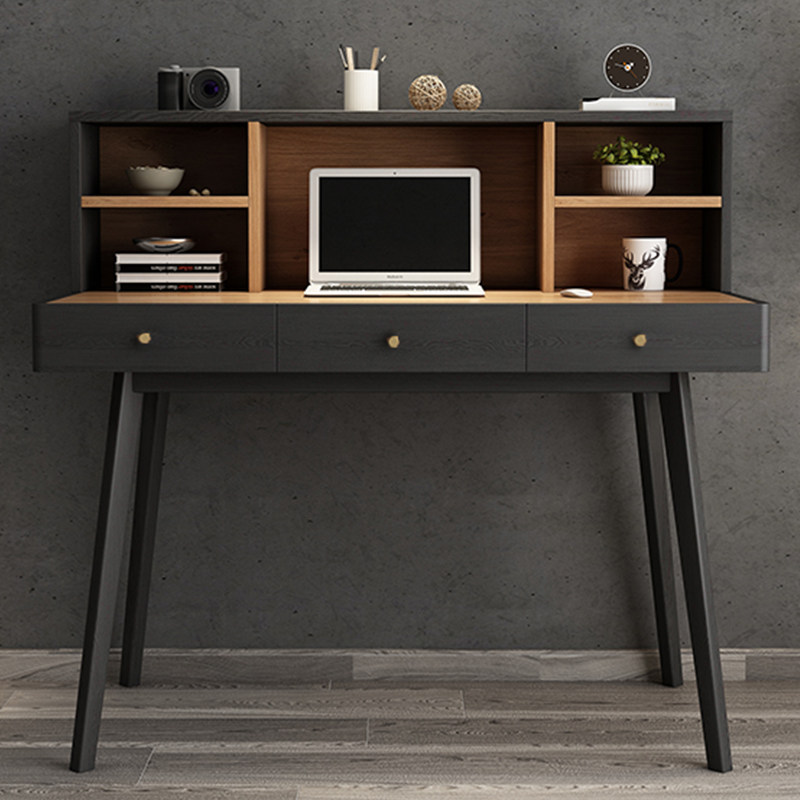 Nordic desk home bookcase combination small apartment modern minimalist ins desk computer desk drawer desk