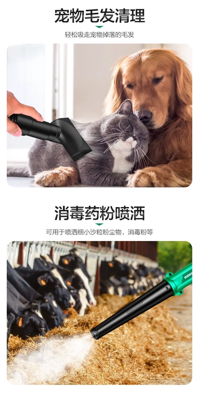 Đức Minette® pin lithium súng hơi không dây súng thổi khí áp suất cao sạc khí nén công cụ loại bỏ bụi máy sấy tóc cốc lọc khí nén