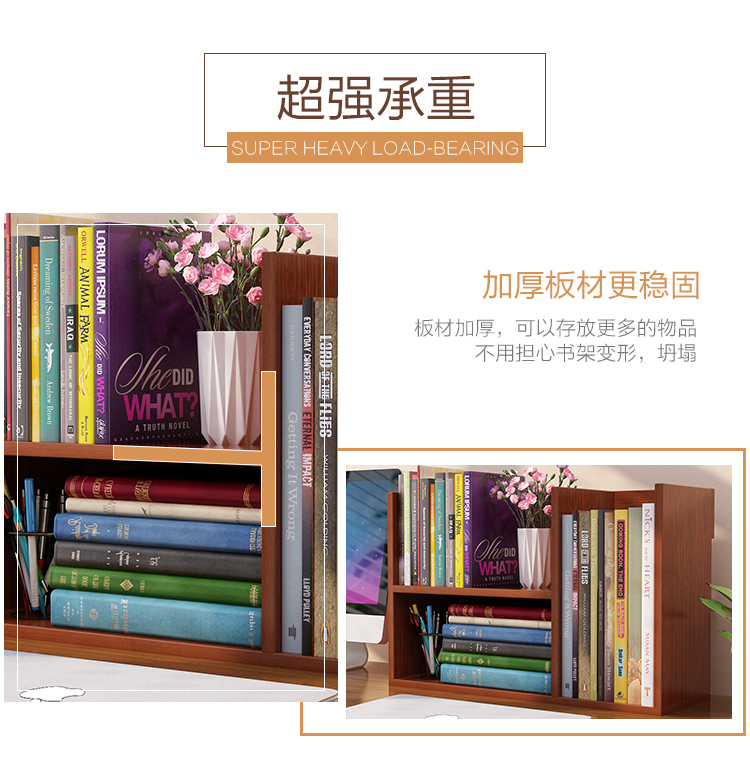 Bàn làm việc đơn giản để bàn kệ sách nhỏ kệ sách trẻ em sinh viên văn phòng lưu trữ giá không gian tủ sách nhỏ - Kệ kệ trang trí phòng khách