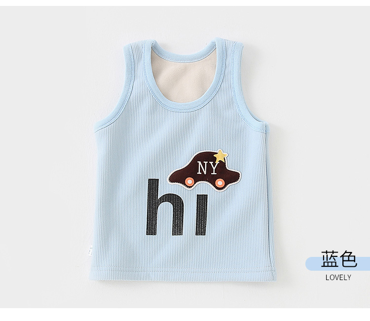 Áo ấm trẻ em cotton cho bé mùa thu đông mặc cộng với áo nhung bé trai dày vest vai bé gái chạm đáy quần áo trẻ em xuất khẩu