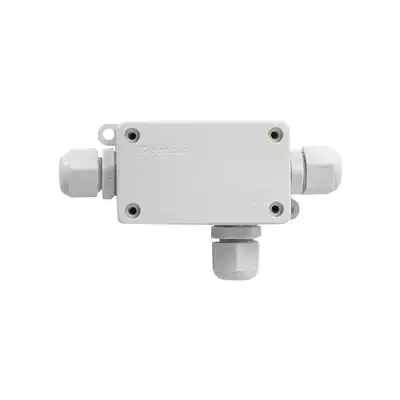 Outdoor waterproof junction box with terminal one in two out IP66 grade sunscreen UV outdoor light white split wire box