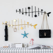 Genguan Creative Hook Doorway Key Hanging Clothes Hook Wall-mounted Clothes Hanger Home Hanging Clothes Wall Entrance Doors Free From Punching