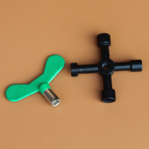 Fire door water meter valve wrench elevator electric control cabinet key wrench triangle wrench subway door key