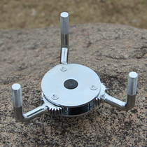 Round three-jaw filter wrench oil grid wrench two-way adjustable machine filter wrench disassembly and assembly filter element dual-purpose wrench